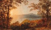 Jasper Cropsey Sunset, Hudson River Norge oil painting reproduction